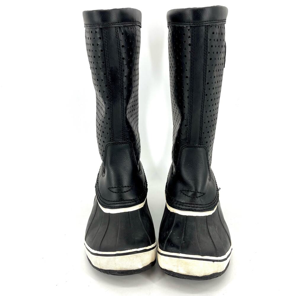 SOREL Women’s 7 Sorelli Insulated Waterproof Tall Boots Perforated Leather Shaft - Picture 4 of 8
